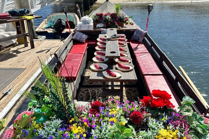 a bridge over a body of water